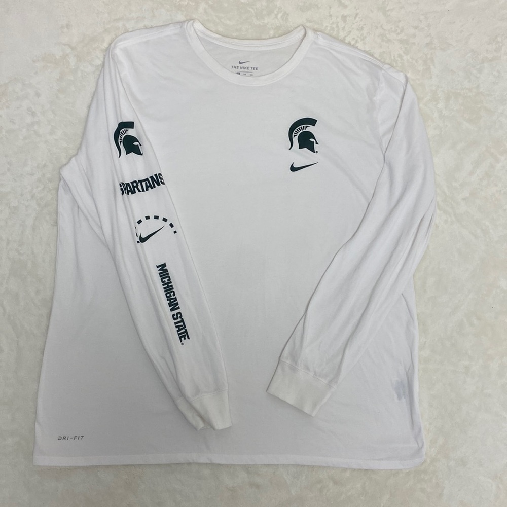 Michigan State Trojans long sleeve Nike Tee.  Size XXL. Great condition